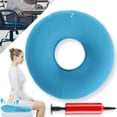 thumbnail image 1 of Cojín de asiento para hemorroides, Cojín de asiento inflable, Ortopédico, Cojín de asiento en forma de dona, Cojín ortopédico, Cojín inflable, Anillo de asiento suave con bomba, Anillo de as JFHHH pequeña, 1 of 5