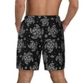 thumbnail image 4 of Goofa Turtle Printed Men's Swim Trunks Board Shorts Quick Dry Mens Swimming Trunks with Compression Liner,Breathable Fit Hawaii Beach Shorts-Small, 4 of 9