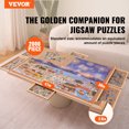 thumbnail image 2 of VEVOR 2000 Piece Puzzle Board Drawer Cover Portable Wooden Jigsaw 40.2"x29.4", 2 of 9