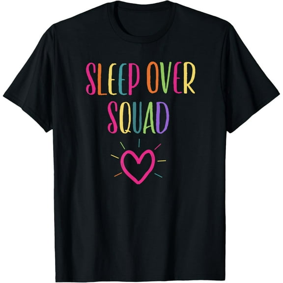 Party Slumber Matching Squad Pajama Sleepover Gift T-Shirt men and women can wear, black, white, gifts