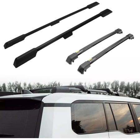 Roof Rack Side Rail Cross Bar for 2024 2025 Toyota Land Cruiser Prado J250 LC250