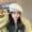 E-423 beige knitted beret, variant on SikaFu Maheimao Hat Autumn And Winter Korean Edition Knitted Plush Rabbit Hair Beret Japanese Large Head Circumferential Face Small Woolen Hat