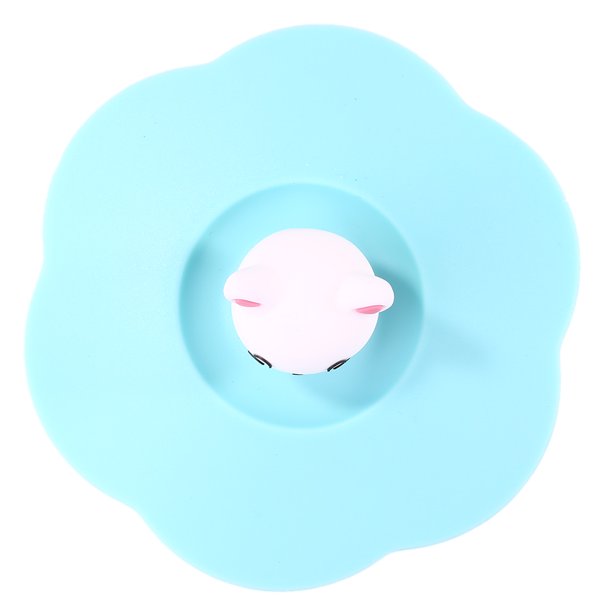 Tapa Silicona Claer Torx para Dibujos Animados A Prueba Fugas (cabeza Gato) Rosa Y Azul