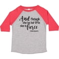 thumbnail image 3 of Inktastic Though She Be but Little She is Fierce Quote Shakespeare Girls Toddler T-Shirt, 3 of 5