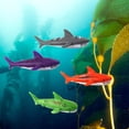 thumbnail image 3 of 4 Pcs Diving Toys Gliding Shark Throwing Rockets for Swimming Pool Use, 3 of 8