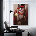thumbnail image 3 of Anime Hazbin Hotel Poster Husk Home Decor Poster Wall Art Hanging Picture Print Bedroom Decorative Painting Posters Room Aesthetic 16x24inch(40x60cm), 3 of 6