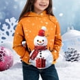 thumbnail image 2 of WELOIJEVBE Christmas Outfits for Girls Hoodies for Teen Girls Children's Long Sleeved Fashion Print Hoodie Top Hoodie Girls Christmas Outfits, 2 of 4