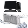 thumbnail image 2 of Intercambiador de calor de agua para PC, radiador de calor de aluminio para computadora, calor térmico para computadora esquí esquí Gafas de esquí, 2 of 5