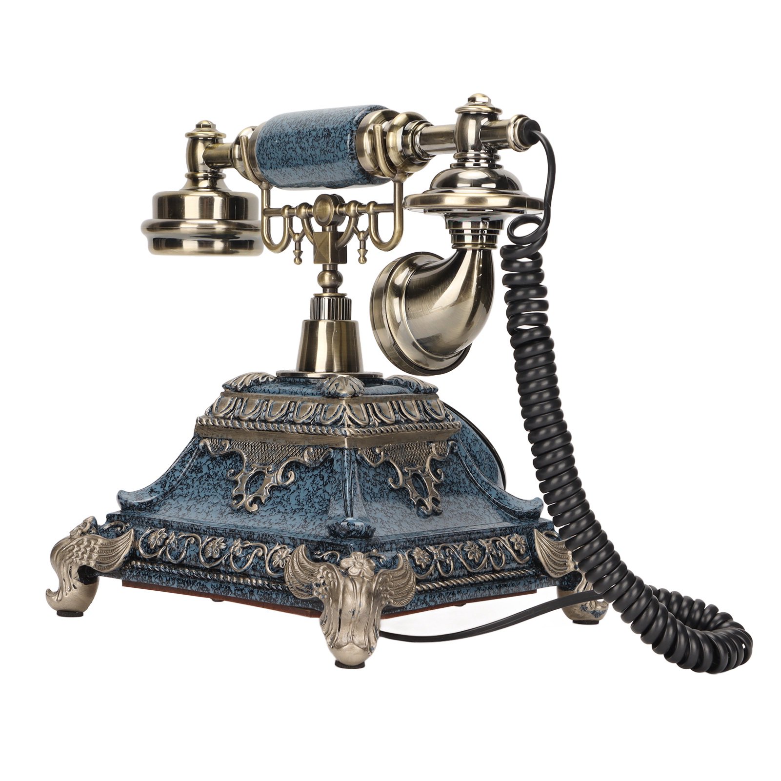 MS‑5501D Antique Telephone Retro Old Fashioned Backlight Phone with Display FSK DTMF Calendar Date Clock and Week