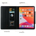 thumbnail image 3 of for Lenovo Tab M8 3rd Gen 8.0" 2022 Case, Vintage Soft PU Leather Case with 2 Anti-Slip Strips Adjustable Angle Kickstand & 4 Card Slots (Include 1 Photo Slot) for Lenovo Tab M8 3rd Gen, Black, 3 of 8
