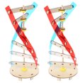 thumbnail image 1 of KAKOWELY dna modeling kit 2psc DNA Double Helix Model Kit for Biology Classroom Self-Assembly Science Teaching Toy for School Projects and Life Science Supplies, 1 of 4