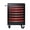 Black+Red, variant on 7 Drawer Rolling Tool Chest with Ball Bearing Slides, Steel Tool Cabinet Organizer for Garage Workshop, 20 Inch - Black & Red