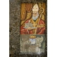 thumbnail image 2 of Kaveney, Wendy 13x18 White Modern Wood Framed Museum Art Print Titled - Italy, San Fruttuoso Religious wall mosaic, 2 of 4