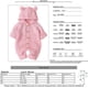 thumbnail image 5 of Pelele de punto con capucha para bebé recién nacido, mono, traje de nieve más cálido para niños y niñas, rosa, 66cm BANYUO Electrónica, 5 of 6