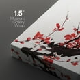 thumbnail image 4 of wall26 Canvas Print Wall Art Set Red Cherry Blossoms Over Misty Mountain Range Nature Wilderness Illustrations Modern Art Cultural Relax/Calm for Living Room, Bedroom, Office - 16"x24"x3 Pa, 4 of 5