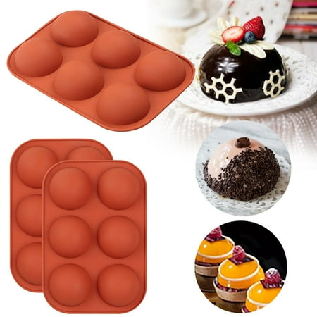 

Kitchen Medium Semi Sphere Silicone Mold 3 Packs Baking Making Chocolate Cake Jelly Dome Mousse Decorating Kit Pan StBoxes