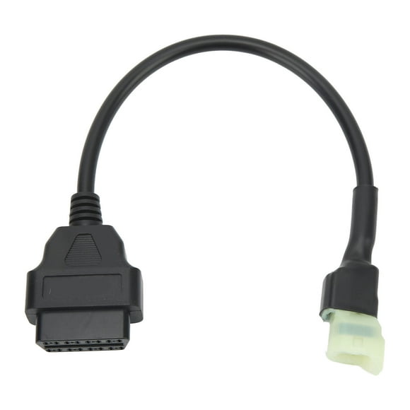 MAYUJIAA OBD2 16pin to 4pin Diagnostic Adapter OBD Code Scanner Connector Cable Support K Line for Motorcycles QM321-59582