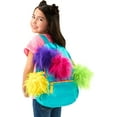 thumbnail image 4 of DreamWorks Trolls Band Together Rainbow Pom Poms Keychains with Surprise Mini Doll, Rainbow Series 1, 4 of 5