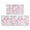 Pioneer Flower Floral-2, variant on Pioneer Flower Floral Print Pattern Kitchen Rugs Sets Of 2, Anti Fatigue Non Slip Washable Floor Mats for Kitchen Sink Laundry, 17X30 Inch 17X47 Inch