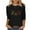 Solid, variant on Xuyuer 3/4 Sleeve Shirts for Women Loose Fit Crewneck Dressy Casual Tops Lightweight Solid Color Comfy Cute T Shirts Basics Tees Casual Fashion Spring Summer T Shirts Business Work Tee Top