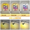 thumbnail image 3 of Magnetic Wall Lamp Rechargeable Picture Light Wall Art Light Painting Light Touch Control Remote Control 3 Color Temperatures Adjustable Stepless Dimming with 0.5H/1H/2H Timer, 3 of 7