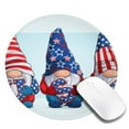 thumbnail image 2 of Disketp Cute Gnomes In Usa1 Small Mouse Pad 7.9x7.9 Inches,Washable Round Mousepad For Office Laptop Computer,Non-Slip Rubber Base Mouse Pads For Wireless Mouse, 2 of 9