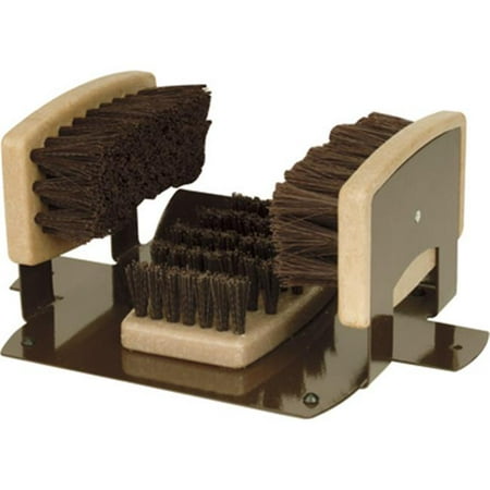 - Boot & Shoe Brush with Scraper for Permanent Mounting
