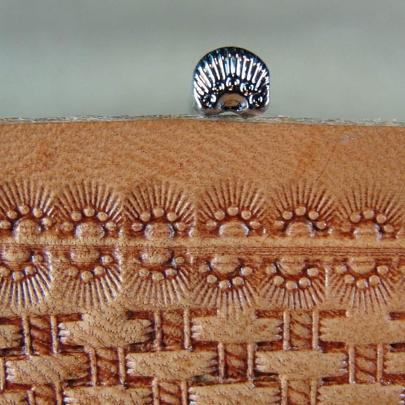 Leather Stamping Tool, Small 5-Seed Border Stamp, N303, Leather Stamping Tool Stamp, Craft Japan Leathercraft Tool