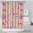 thumbnail image 2 of Waterproof Pioneer Shower Curtain 72x84 Inch Polyester Unique Cute Floral Shower Curtain for Bathroom Hotel Home Decor with 12 Plastic Hooks, 2 of 5