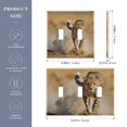 thumbnail image 3 of Dailycode Light Switch Plate Covers 2 Gang Wall Plate Plastics Outlet Covers for Kitchen Home Office Decor Wild Cheetah Leopard, 3 of 8