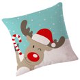 thumbnail image 3 of Funda de almohada Navidad Papá Noel Elk Funda de almohada Throw Cintura Funda de ín Sunnimix  Funda de almohada, 3 of 5