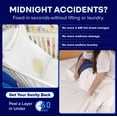 thumbnail image 4 of Peelaways Disposable Waterproof Fitted Sheets – 5-Layer Peel-Away Bed Sheets for Incontinence, Bedwetting | Quick 60-Second Layer Changes | Soft, Breathable, Leak-Proof | Full (75" x 54" x 12"), 4 of 8