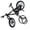 Black, variant on Innovative Finger Bike Key Holder Stylish and Practical Keychain for Cyclists Simple Phone Anti-lost Lanyard Ornaments