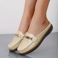 thumbnail image 6 of IUJSOY Loafers for Women Mules Flats Shoes Comfortable Dressy Backless Slides Slip on Walking Shoes, 6 of 6