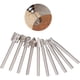 thumbnail image 4 of Brocas rotativas de alta eficiencia de trabajo para grabado en madera, brocas de pulido eléctricas, juego de procesamiento de materiales no metálicos, 10 piezas de acero de alta velocidad, 4 of 5