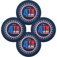 thumbnail image 2 of SKYSONIC 4th of July Round Placemats for Dining Table Non-Slip Heat-Resistant Polyester Table Mats Set of 1 Washable Table Mats for Kitchen Dining Table Decoration (962), 2 of 7