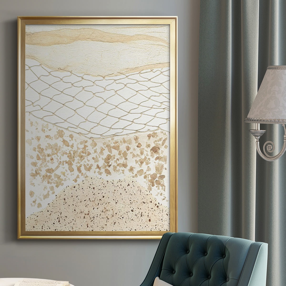 Coast Away II Premium Framed Print, in Gold, Black, or Silver - Ready to Hang