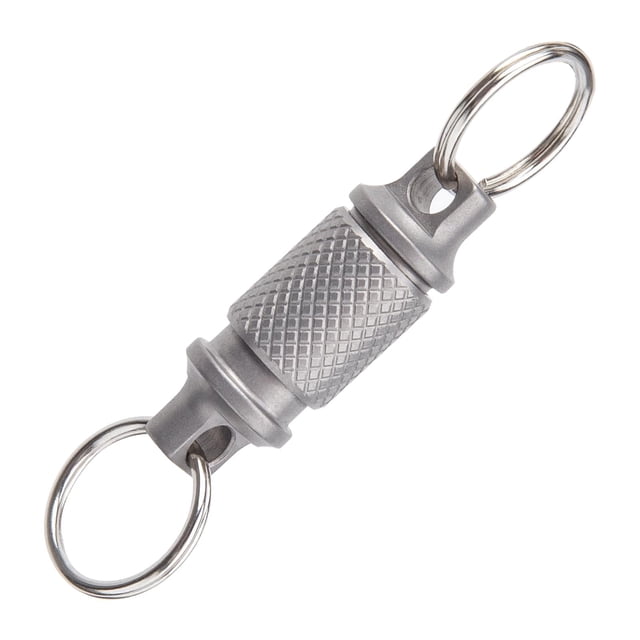 Llavero de aleación de titanio, soporte para llaves, multifuncional, extraíble, portátil, hebilla rápida, Clip de rotación Sunnimix Llavero giratorio