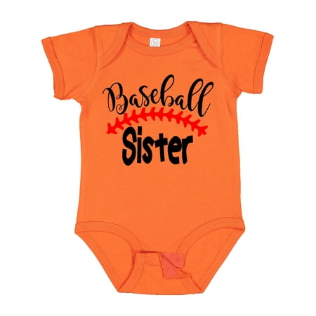 

Inktastic Baseball Sister Gift Baby Boy or Baby Girl Bodysuit