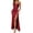 Red, variant on Kureaily Women Satin Spaghetti Strap Maxi Dress, Cowl Neck Ruched High Slit Formal Evening Gown Wedding Party Long Dress (Black,Large)