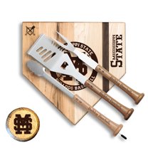 Baseball BBQ Mississippi State Bulldogs 12" Silver Slugger Combo Set