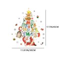 thumbnail image 2 of Michellecmm Christmas Window Stickers Set Santa Claus Elk Wall Decals Holiday Window Winter Clings for Party Supplies Decoration, 2 of 6