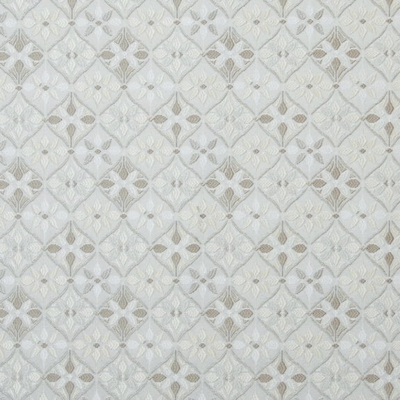 Decora Furnishings Luxurious Premium Jacquard Turkish Ornate Design Furnishing Fabric for Upholstery, Window Treatments, Craft Victorian Renaissance Rococo 54" Width Fabric by The Yard (Cream)