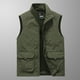 thumbnail image 2 of Chaleco de Carga Para Hombres Ropa de Trabajo Delgada Color Sólido Cuello Alto Chaqueta Sin Mangas Camisetas Sin Mangas Odeerbi  ODB175847, 2 of 7