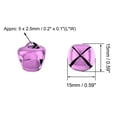 thumbnail image 2 of Uxcell Small Bell Craft Bells Bulk DIY Bells for  Decoration 0.59 inch 100pcs Light Pink 0.59" x 0.59", 2 of 3