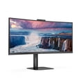 thumbnail image 3 of Monitor Curvo AOC CU34V5CW/BK LED 34" 3440x1440 Ultra Wide Quad HD FreeSync, 3 of 8