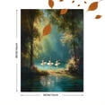 thumbnail image 3 of Enchanted Forest Ballet Dancers Canvas Wall Art, Elegant Print for Living Room Bedroom Office Yoga Studio Ballet Studio Home Decor, 3 of 8