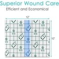 thumbnail image 4 of Fonmwin Waterproof Shower Protector BanFonmwine 10x12 inch for Surgery Incisions Guard Tattoo Second Skin Healing Aftercare Cover Bath Patch Transparent Film Clear Adhesive Wounds Dressing (10Pcs), 4 of 5