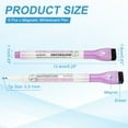 thumbnail image 2 of Magnetic Whiteboard Pen, 0.5-1mm Fine Tip Dry Erase Purple Markers, 6 Pcs, 2 of 6