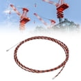 thumbnail image 4 of Coated Wire, Easy Use Concise Black Double Strand Pulling Cable Widely Used Coated Rope  For Repair Parts, 4 of 8